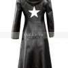 Shooter Mato Kuroi Anime Series Black Rock Black Leather Coat