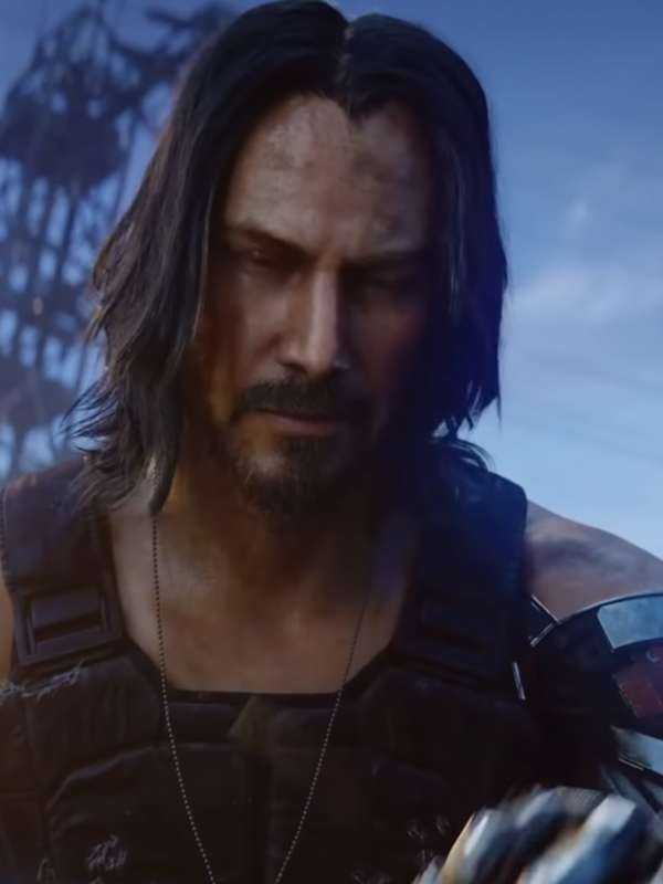 Video Game Cyberpunk 2077 Johnny Silverhand Sumrai Black Vest