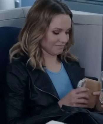 The People We Hate at the Wedding (2022) Kristen Bell Black Leather Jacket
