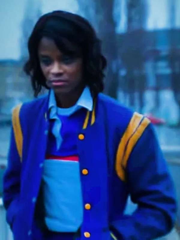 The Silent Twins 2022 June Gibbons Blue Wool Jacket
