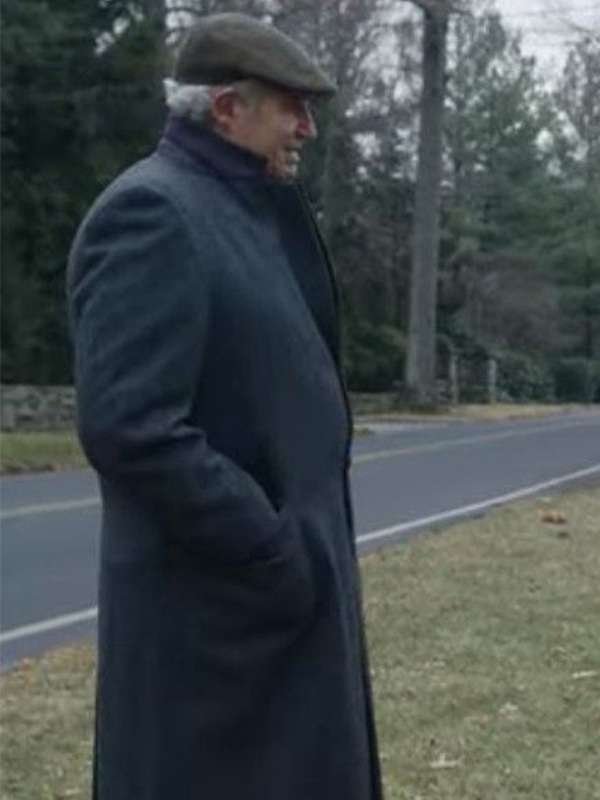 The Watcher 2022 Roger Kaplan Black Wool Trench Coat