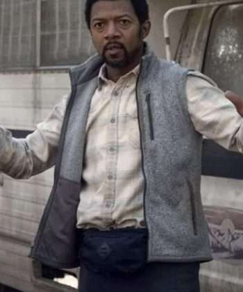 Franklin The Walking Dead Season 10 Miles Mussenden Grey Wool Vest