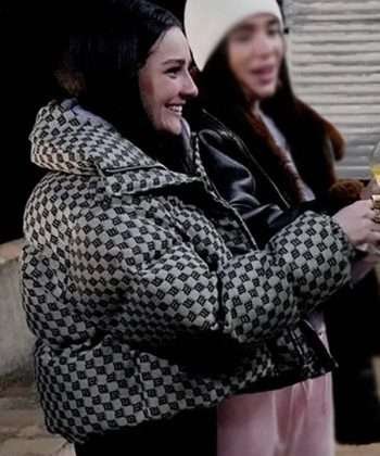 Victoria TV Series Real Girlfriends in Paris 2022 Black Puffer Jacket