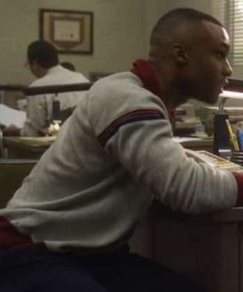 TV Series The Jeffrey Dahmer Story Ronald Flowers White Track Jacket