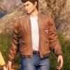 Video Game Shenmue 3 Ryo Hazuki Brown Leather Jacket