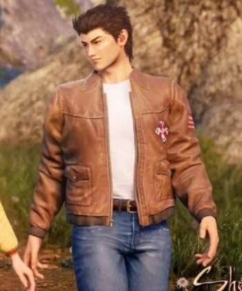 Video Game Shenmue 3 Ryo Hazuki Brown Leather Jacket