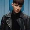 Grace Lewis SAS Red Notice (2021) Black Biker Leather Jacket