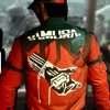 Video Game Cyberpunk 2077 Samurai Orange Bomber Leather Jacket