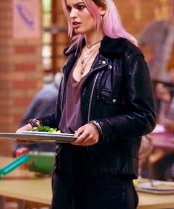 Sex Education Maeve Wiley Leather Jacket