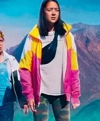 Chelsea Prusky Slash Back Color Block Bomber Jacket