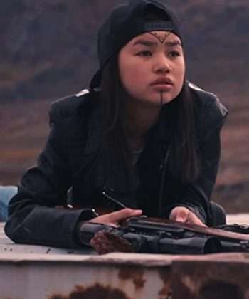 Maika Slash Back Movie Black Jacket