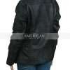 Womens Black Quilted Jacket