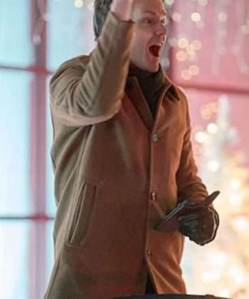 Three Wise Men and a Baby (2022) Stephan Brenner Brown Wool Jacket