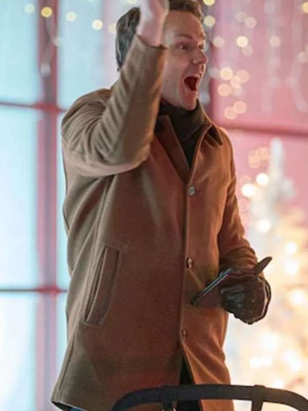 Three Wise Men and a Baby (2022) Stephan Brenner Brown Wool Jacket