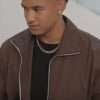 Peyton Alex Smith All American Homecoming (2022) Brown Cotton Jacket