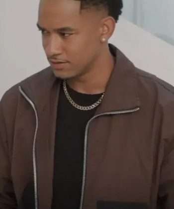 Peyton Alex Smith All American Homecoming (2022) Brown Cotton Jacket