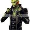 Game Mass Effect Thane Krios Black Leather Jacket