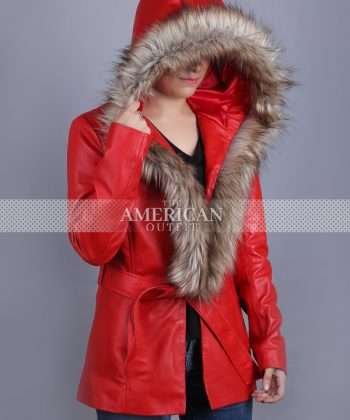 The Christmas Chronicles Mrs Claus Shearling Red Coat