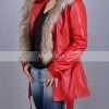 The Christmas Chronicles Red Leather Coat