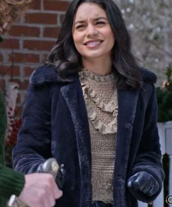 Vanessa Hudgens The Knight Before Christmas Black Jacket
