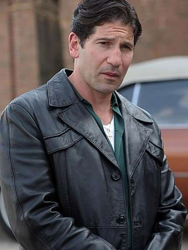 The Many Saints of Newark Jon Bernthal Black Jacket The Many Saints of Newark Movie Jon Bernthal Black Leather Jacket
