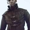 Dishonored Death of the Outsider The Outsider Brown Suede Leather Jacket