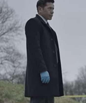 Eddie Martinez TV Series The Sinner Black Trench Coat