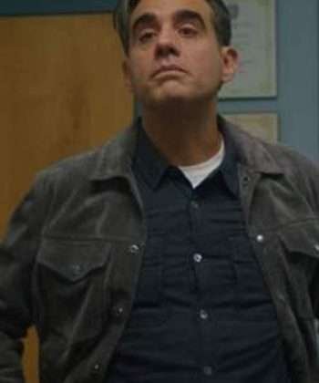 Dean Brannock The Watcher Grey Leather Jacket