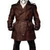 Rorschach Watchmen The End Is Nigh Brown Leather Trench Coat