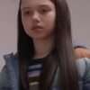 Violet McGraw M3gan Cady Blue Puffer Jacket