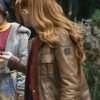 Fate The Winx Abigail Cowen Brown Jacket