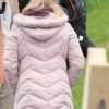 Jessica Chastain The Good Nurse (2022) Pink Puffer Jacket