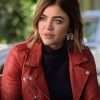 Little Liars Lucy Hale TV Series Pretty Leather Jacket