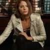TV Series Arrow Thea Queen Silver Biker Leather Jacket