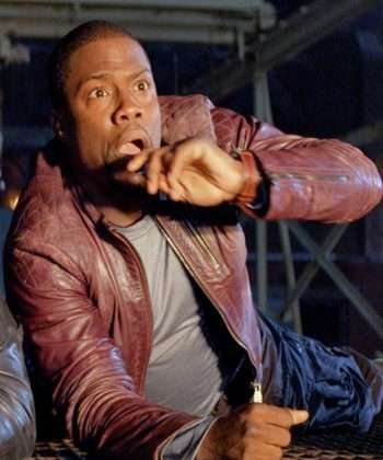 Movie Ride Along Ben Barber Red Leather Jacket