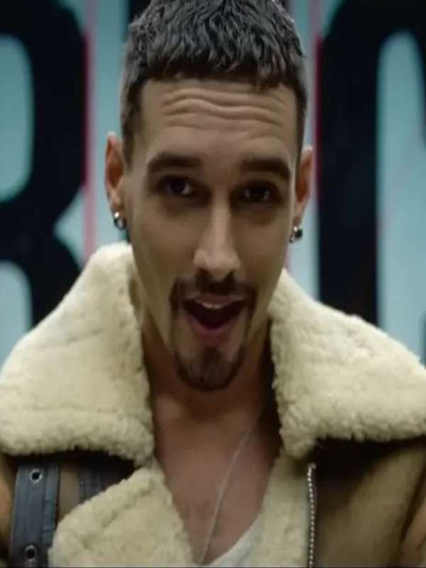 Bruce TV Series Berlin Joel Sánchez Brown Shearling Leather Jacket