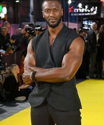 Aldis Hodge Black Adam (2022) Hawkman Night Black Vest