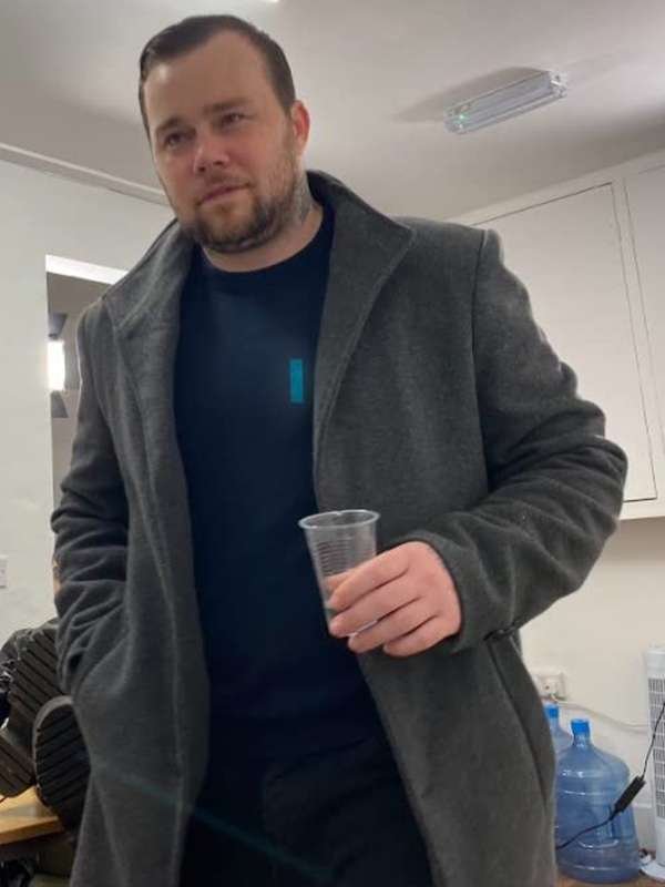 Movie Legacy 2022 Jamie Humphrey Gray Wool Coat