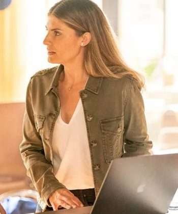 Quantum Leap Season 01 Caitlin Bassett Green Cotton Jacket