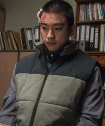 Park Jin-young Christmas Carol Puffer Vest