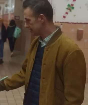 Freddie Prinze Jr Christmas with You (2022) Brown Suede Leather Jacket