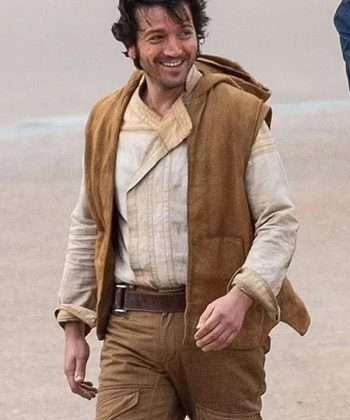 Andor Cassian Andor Star Wars Brown Wool Vest