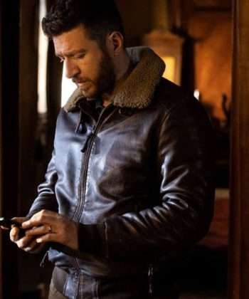 Don't Leave Me Alessandro Roja Brown Leather Jacket