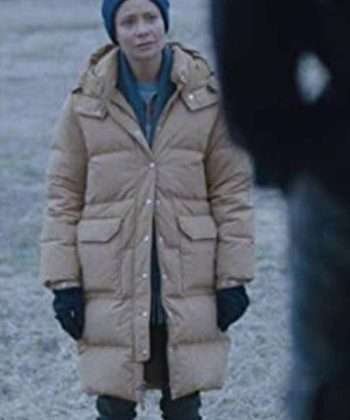 Thandiwe Newton God's Country (2022) Sandra Brown Puffer Hooded Coat