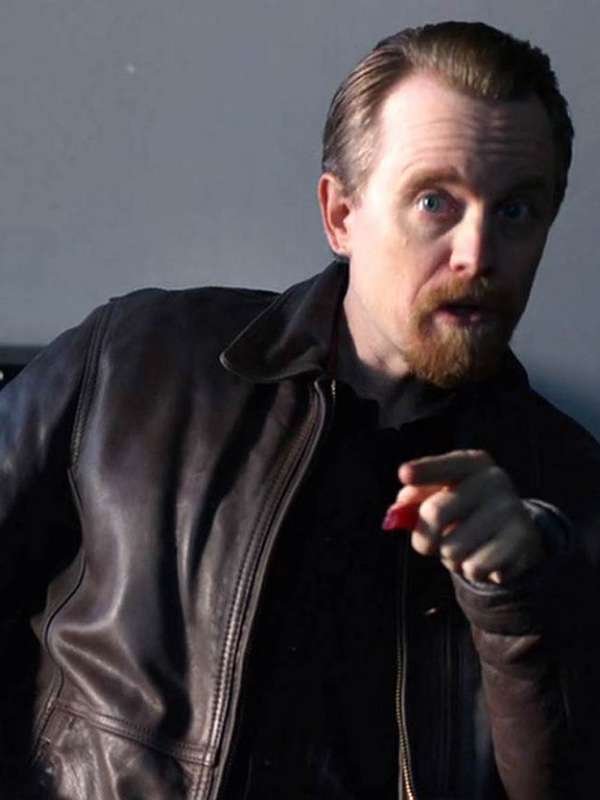 David Hornsby TV Series Good Girls Boomer Leather Jacket