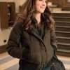 Chicago P.D. Tracy Spiridakos Brown Bomber Jacket