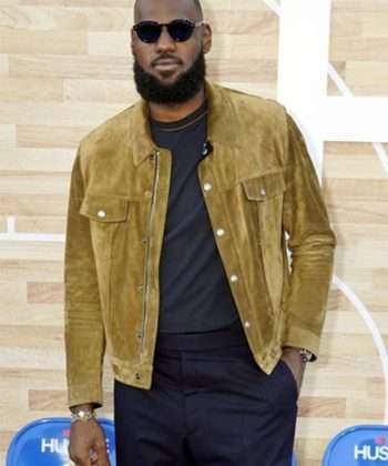 LeBron James Hustle Event Night Brown Jacket