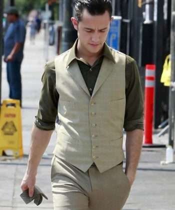 Arthur Inception (2010) Joseph Gordon-Levitt Beige Vest