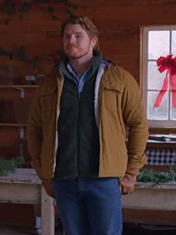 Christmas With Felicity James Anderson Brown Cotton Jacket