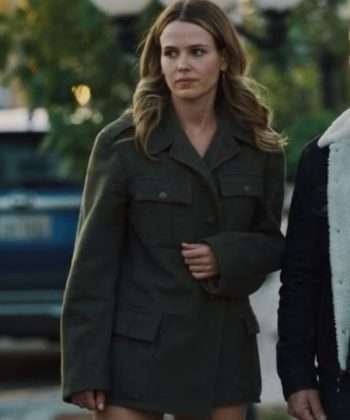 Sniper Rogue Mission Jocelyn Hudon Green Wool Jacket